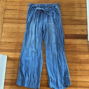 Wide Leg Jean pants -  Knox Rose - size large.